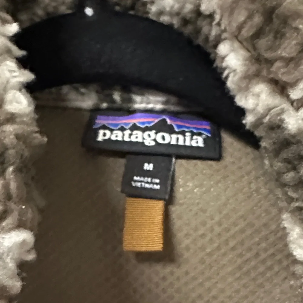 Patagonia women's classic retro-x fleece in brown and orange sz medium EUC - Picture 2 of 8